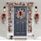 28" Battery-Operated Pre-Lit Flocked Decorated Artificial Swag